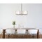 Westinghouse Chandelier 60W 5-Light Sylvestre, Brushed Nickel Frosted Seeded Glass 6227400 - alternate 5